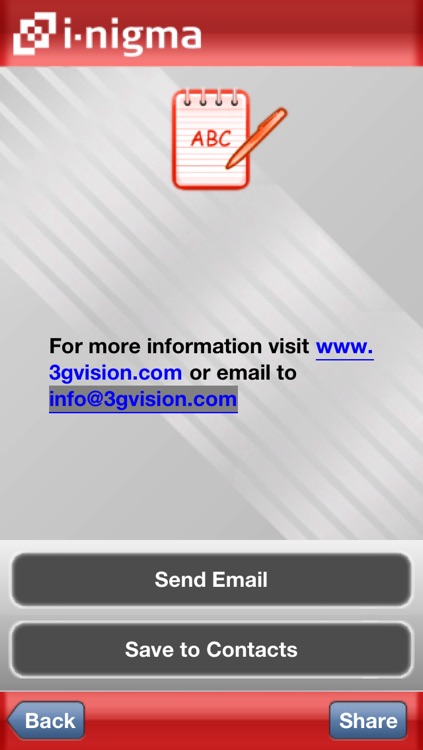 i-nigma QR Code, Data Matrix and 1D barcode reader screenshot-3