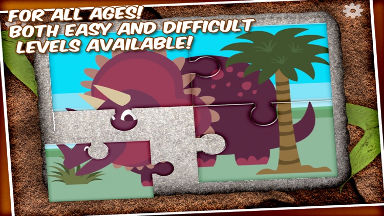 Dinosaur Jigsaw Puzzle - a game for kids with cool dinosaurs