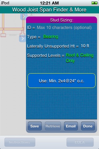 Joist Span Finder and More screenshot 4