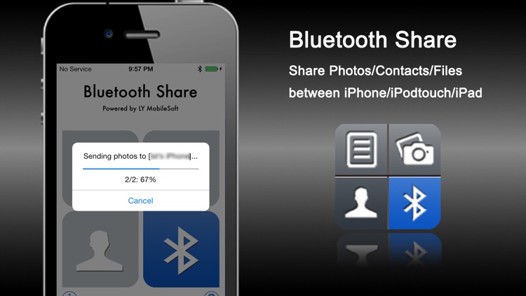 Bluetooth Share - Sharing Photos/Contacts/Files