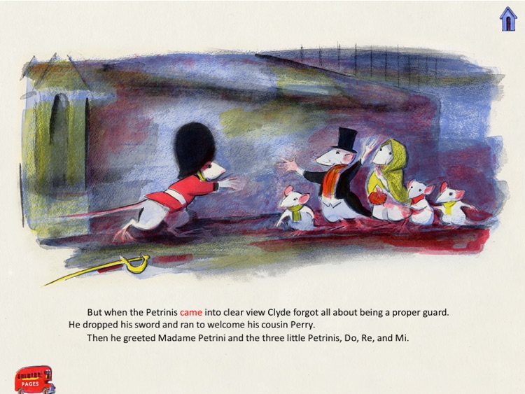 Introduce London to children in a picturesque way through “The Guard Mouse” a classic tale by the author of Corduroy, Don Freeman. A perfect bedtime story. (iPad Lite version, by Auryn Apps)