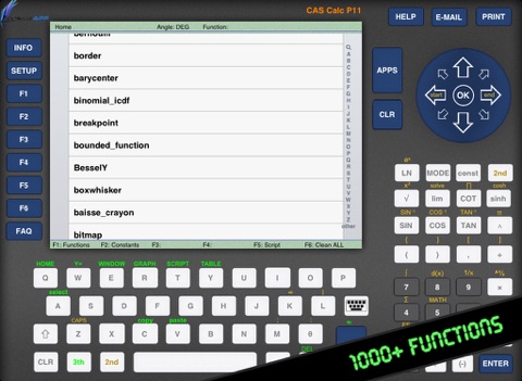 CAS Calc P11 - Scientific Graphing Calculator for Math and Science screenshot 4