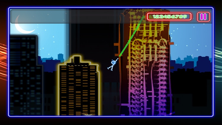 Neon City Swing-ing: Super-fly Glow-ing Rag-Doll with a Rope screenshot-4