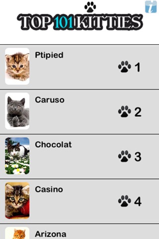Top 101 kitties screenshot 2