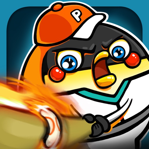 Home Run Hitters - Penguin Rush! Flick Baseball