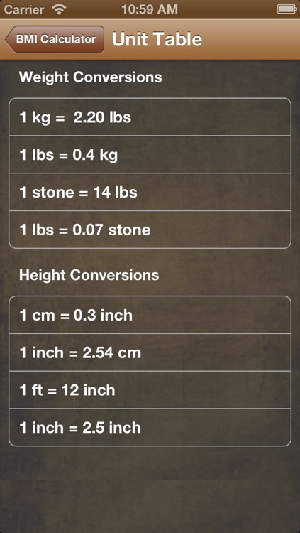 BMI Calc Free screenshot-3