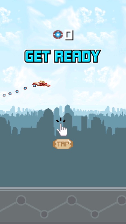 Super Flappy Iron Hero - Tap and Fly