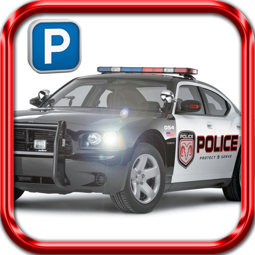 3D Police Car Parking Simulator Pro