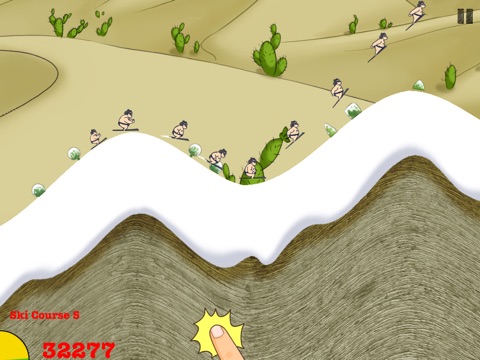 Crazy Little Skier HD screenshot 2