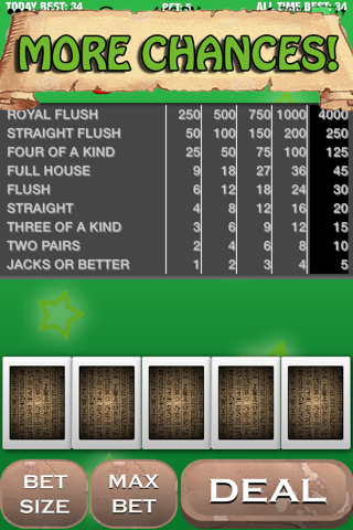 Pharaoh’s Mega Poker FREE - Classic Card Game plus Bonus Gambling screenshot 4