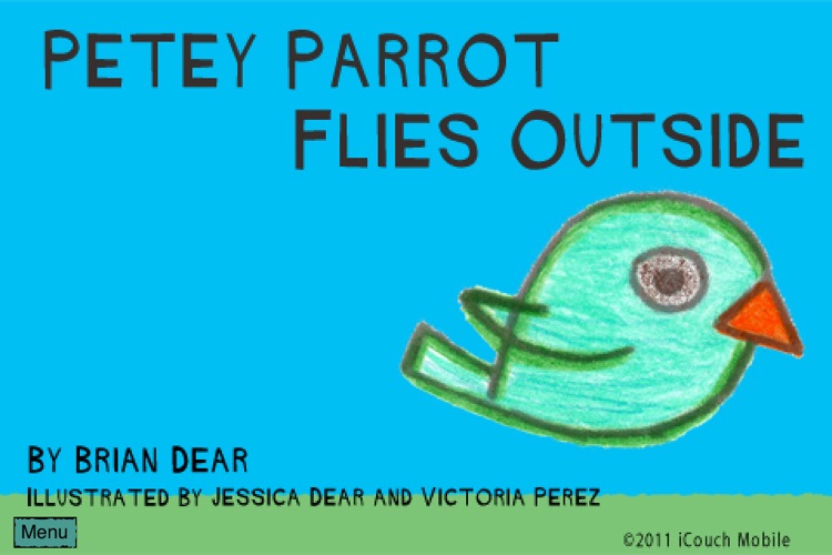 Petey Parrot Flies Outside