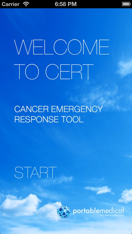 Cancer Emergency Response Tool - CERT