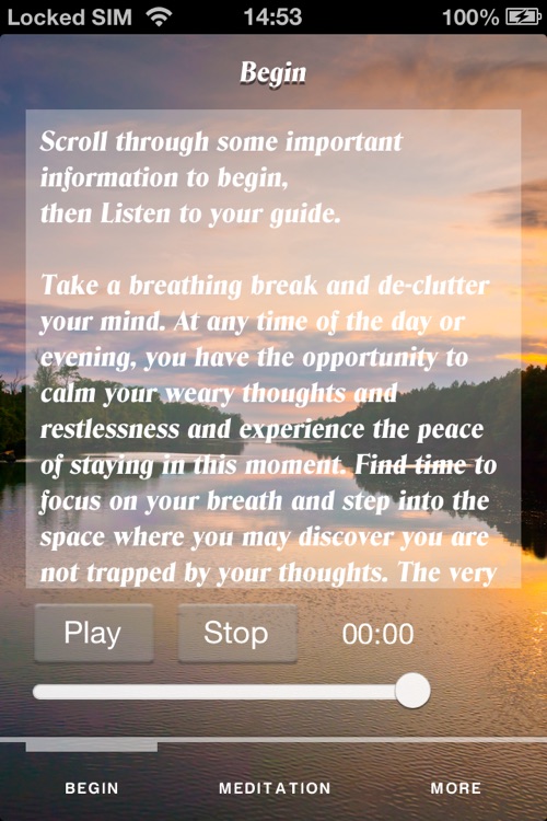 Room to Breathe Meditation