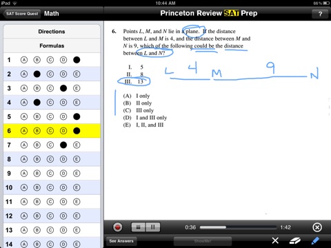 SAT Score Quest™ by The Princeton Review screenshot 2