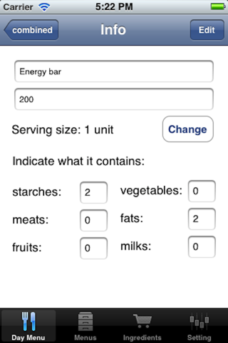 Diet Planner screenshot 4