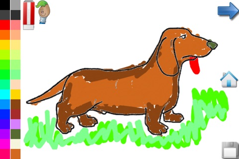 Coloring Book for Toddlers: Dogs ! Color your favorite Puppy coloring pages screenshot 2