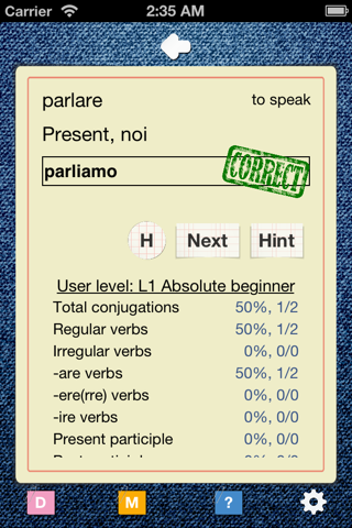 Italian ConjuMaster screenshot 2