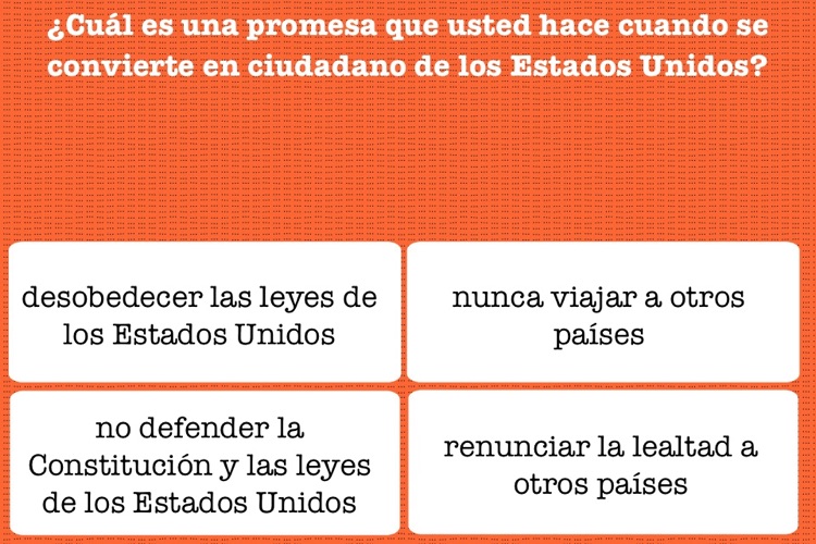 Examen de Ciudadanía (Estados Unidos) screenshot-4