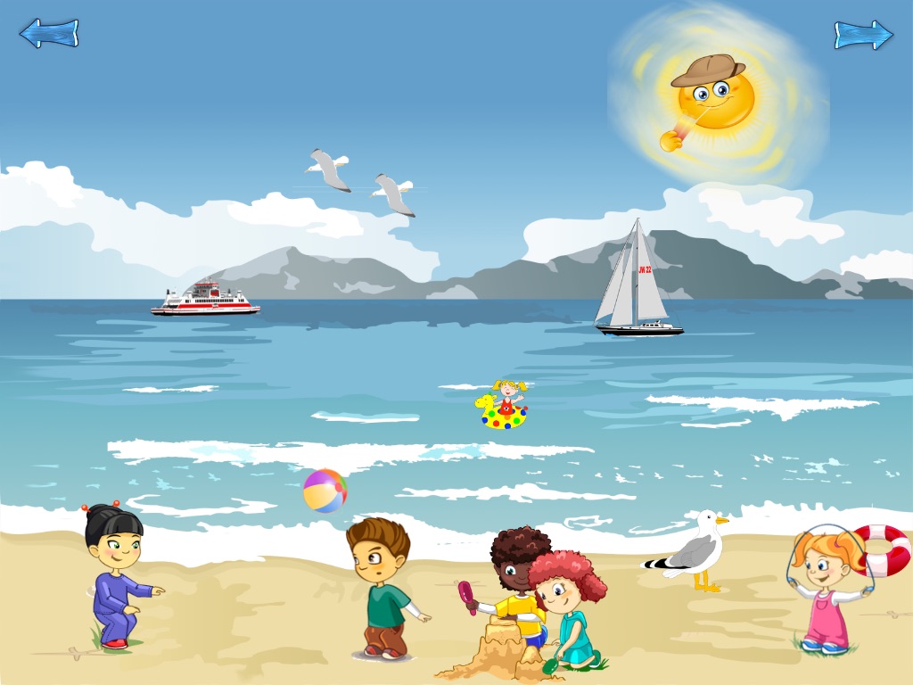 The Four Seasons -  educational game for children and babies screenshot 3