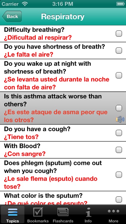 AUDIO- Medical Spanish (EMSG) screenshot-3