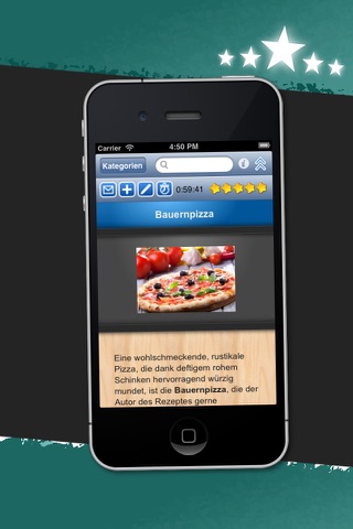 Pizza HD - 100 Pizza Rezepte mit Backmanager screenshot 2