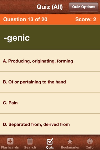 Medical Prefixes & Suffixes screenshot 3