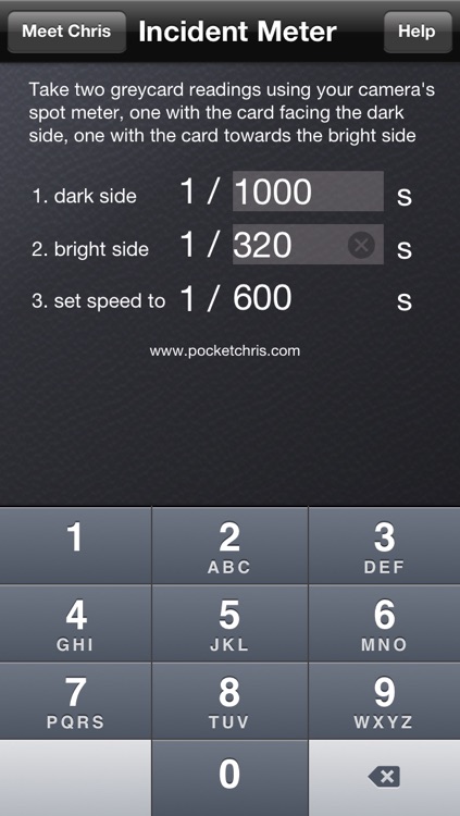 Incident Light Meter