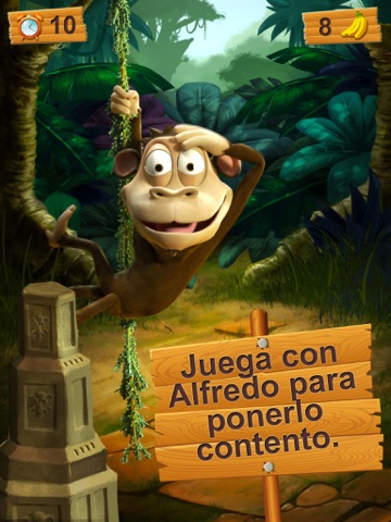Alfred the talking monkey for iPad screenshot 2