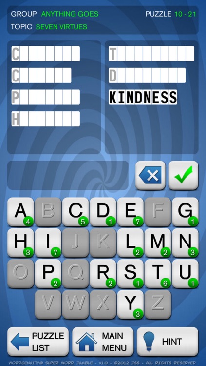 Wordgenuity Super Word Jumble screenshot-3