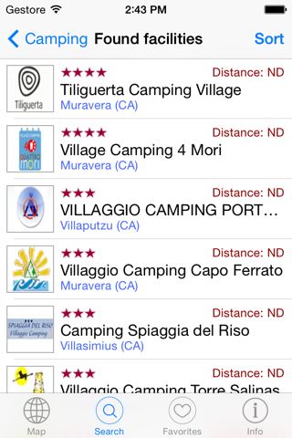 Camping Guide Italy & Europe 2014 i3F screenshot 3