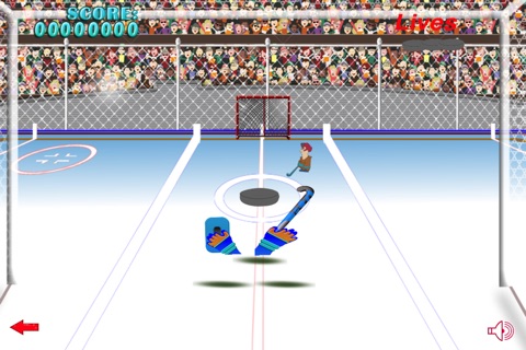 Block the puck - the hockey goalie real simulation game - Free Edition screenshot 3