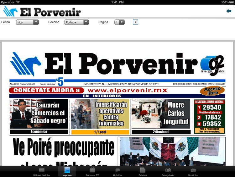 Periodico El Porvenir HD screenshot-3