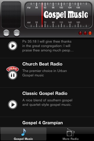 Gospel Music Radio FM screenshot 3
