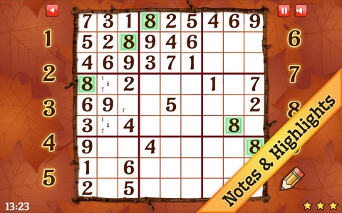 Fall Sudoku screenshot 3