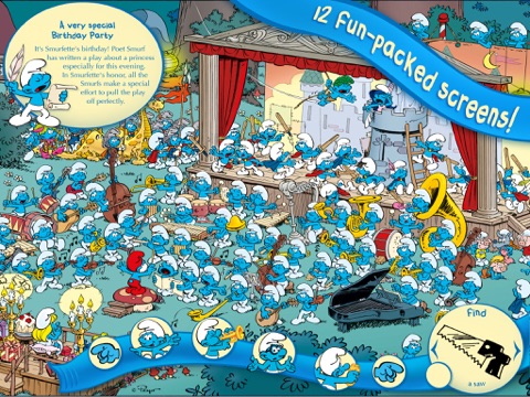 The Smurfs Hide & Seek with Hefty на iPad