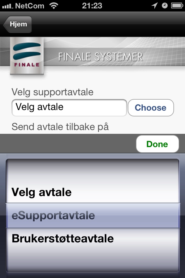 Finale Systemer Mobil screenshot 3