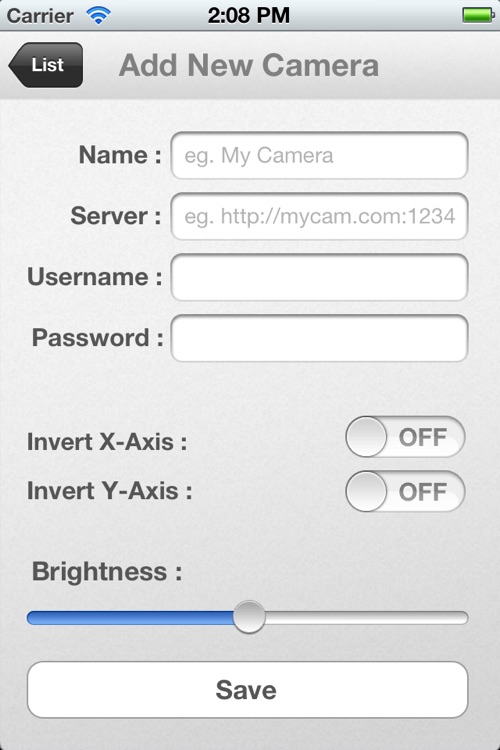 FOSCAM IP Control (iCloud Sync)