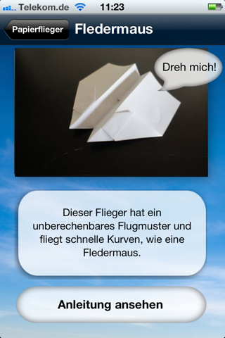 Paper aeroplane instructions - Free screenshot 2