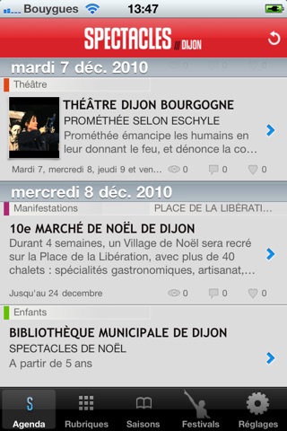 Spectacles à Dijon screenshot 2