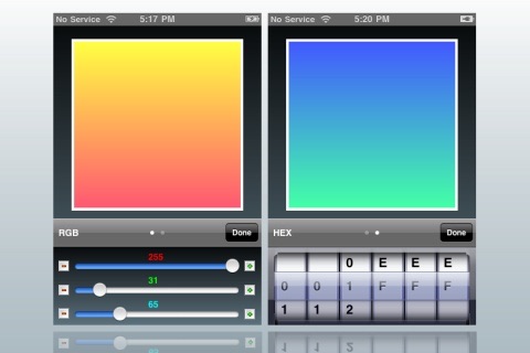 Gradient Color Creator (グラデーションの色) screenshot 2