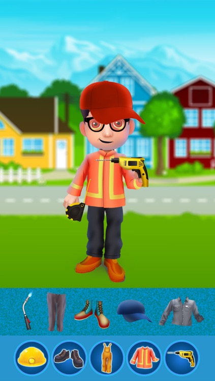 Dress Up Builder Bill - Fun Kids Game screenshot-3