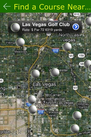 Golf Finder Las Vegas screenshot 2