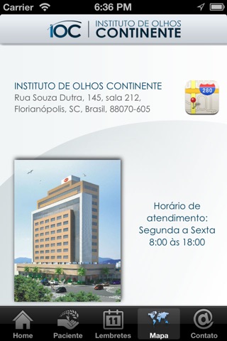 Instituto de Olhos Continente screenshot 4