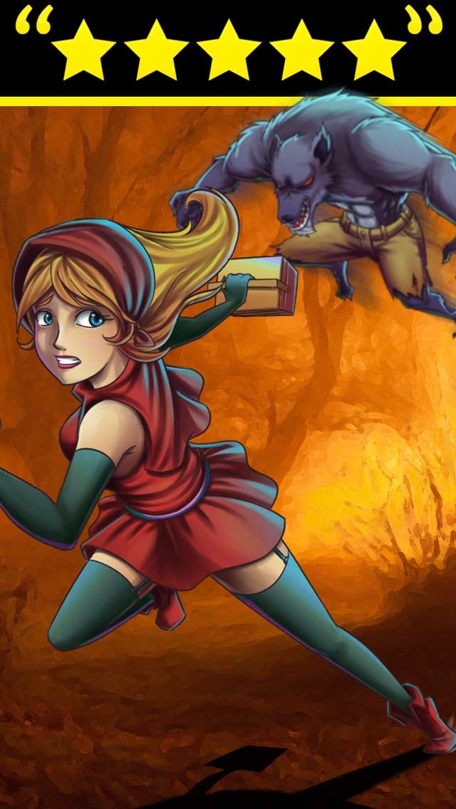 How to cancel & delete Fantasy Fairy Tales Chapter 1:  Little Red Riding Hood’s Kingdom Run from iphone & ipad 1