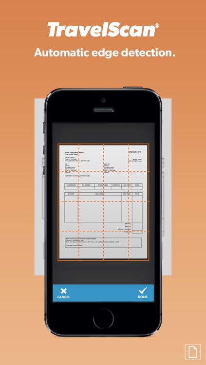 Travelscan - Turn your iPhone into a pocket-sized PDF scanner