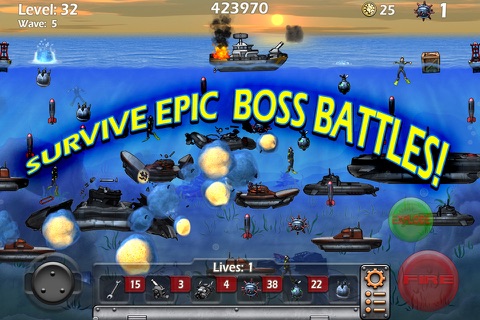 Epic Sea Battle Sub Pirates screenshot 3