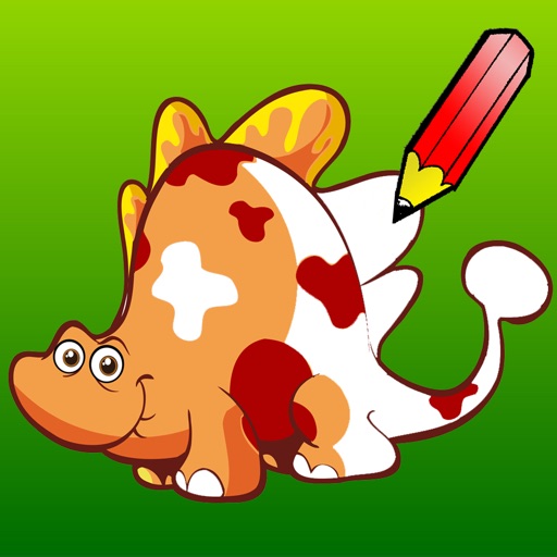 Coloring Book for Children: Learn to color and draw dinosaurs iOS App