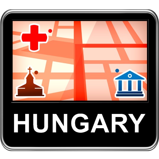 Hungary Vector Map - Travel Monster icon