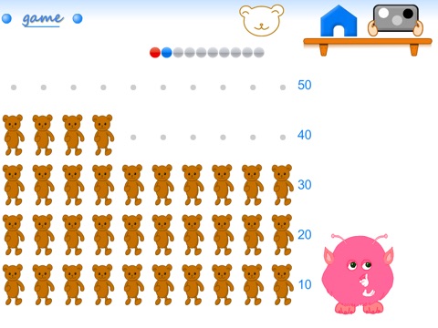 Count from 1 to 50 - LudoSchool screenshot 3