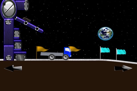 Space Run: Doodle Mining Moon Truck Race screenshot 2